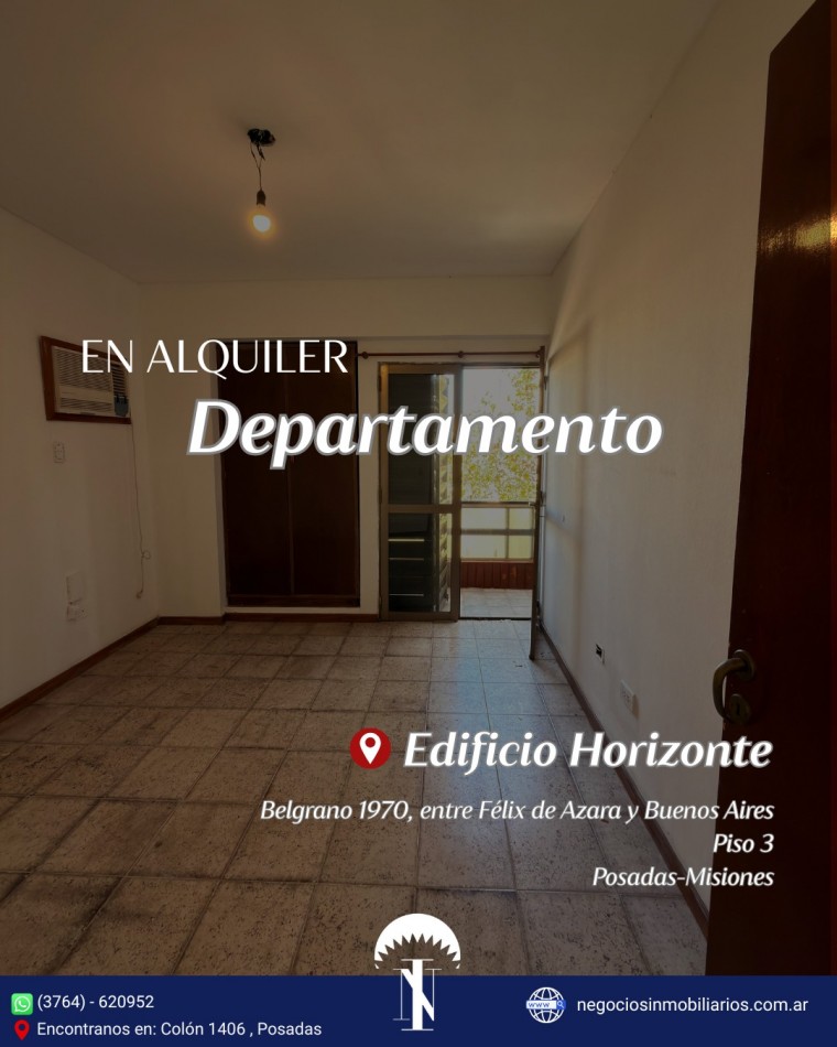 DEPARTAMENTO en ALQUILER Ed. Horizonte