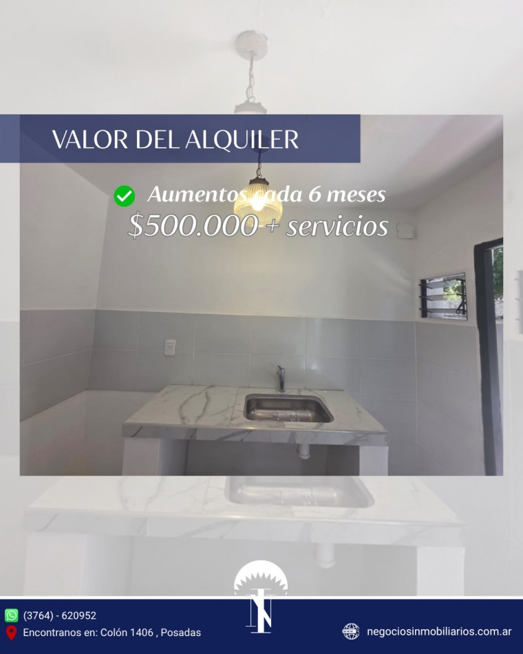 Departamento en Alquiler - Chacra 122